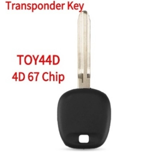 2003-2013 Toyota / Scion - TOY44D Transponder Key - (4D 67)(Aftermarket chip/OEM chip )(No logo)
